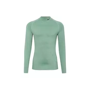 Nike Тренировочная рубашка Slim Fit с длинным рукавом, мужские топы, дымчато-серый нефрит CU4971-357 S