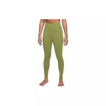 Nike Тренировочные леггинсы с высокой талией женские, зеленые DQ6016-377 L