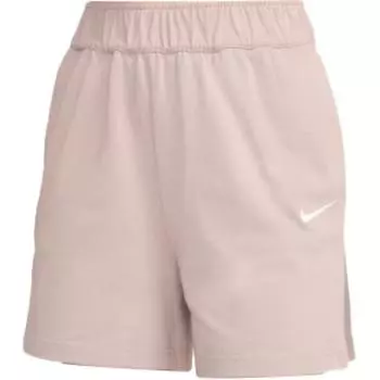 Nike Трикотажные свободные покрой три четверти повседневные шорты женские шорты серо-коричневые белые DM6729-272 S