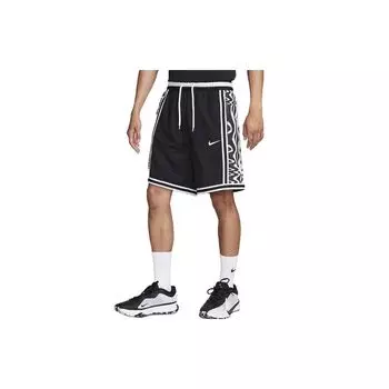 Nike Удобные баскетбольные шорты Dri-Fit с абстрактным рисунком и цветными блоками, мужские шорты черного цвета FB7142-010 L