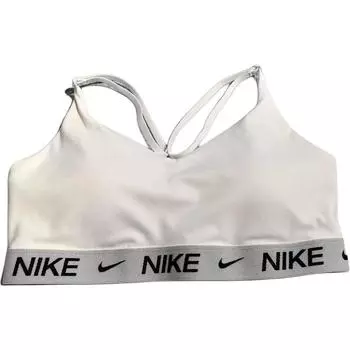 Nike Удобный повседневный спортивный бюстгальтер без рукавов, не наносящий вреда коже, женское нижнее белье, белый FD1063-101 XL