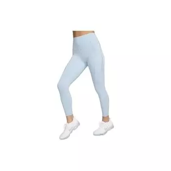 Nike Укороченные спортивные брюки с высокой талией, быстросохнущие, облегающие, женские, синие DQ5898-441 S