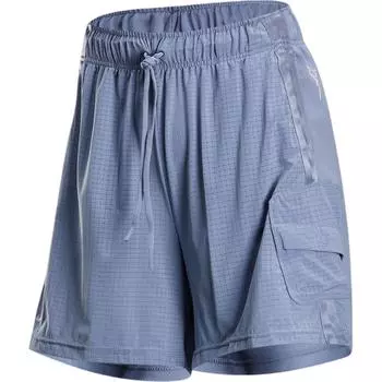 Nike Универсальные свободные быстросохнущие баскетбольные брюки с завязками на шнурке с логотипом Sabrina, женские плавки, цвет серо-сланцевый FV3190-493 M