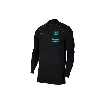 Nike Vaporknit Strike Winter Warrior Barcelona Player Edition Футбольная тренировка Slim-Fit Pullover Футболка Мужские топы Черный CK9417-014 XXL
