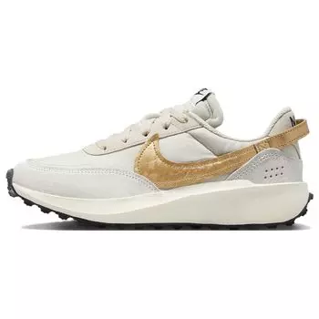 Nike Waffle Debut Light Orewood Brown Metallic Gold Женские кроссовки Кремовый парус черный FD0555-100 36