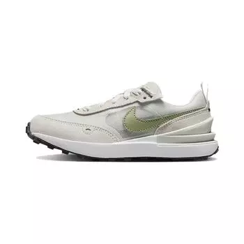 Nike Waffle One PS Light Bone Oil Green Детские кроссовки Cream Phantom White DC0480-012 28