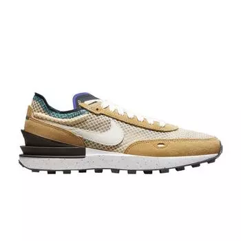 Женские кроссовки Nike Waffle One Twine светло-коричневого цвета из парусины кокосового молока DM6437-737 35.5