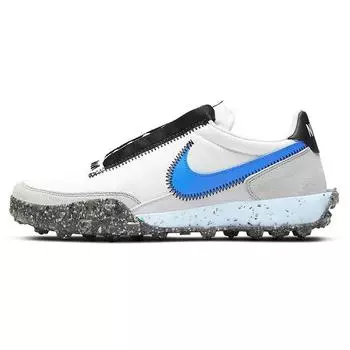 Nike Waffle Racer Crater Photon Dust Blue Женские кроссовки White Summit-White Black CT1983-100