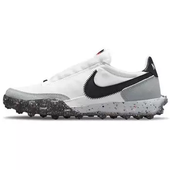 Nike Waffle Racer Crater White Black Женские кроссовки Summit-White Photon-Dust Dark-Grey CT1983-104 38