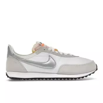 Nike Waffle Trainer 2 White Metal Silver Женские кроссовки Summit-White Total-Orange DA8291-101 37.5
