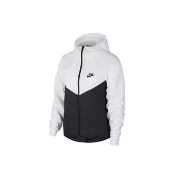Nike Windrunner спортивная повседневная куртка с капюшоном женские куртки черные белые BV3939-101 M