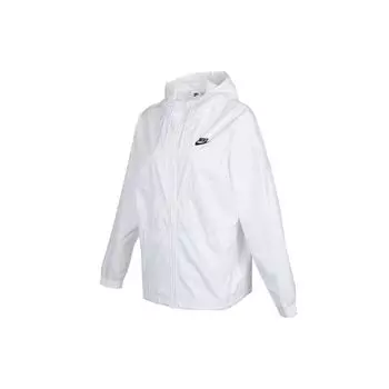 Nike Woven Hoodie Легкая дышащая повседневная спортивная куртка Женские куртки Белые DD5853-100 L