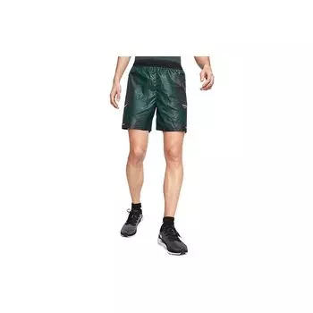 Nike X Gyakusou Шорты для бега и тренировок с принтом логотипа Мужские Низ Темно-елово-зеленый CU4389-385 XS
