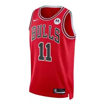 Nike X NBA Icon Chicago Bulls баскетбольная майка с круглым вырезом и влагоотводящей влагой 11 DeMar DeRozan Мужские майки Красные CW3513-657 M