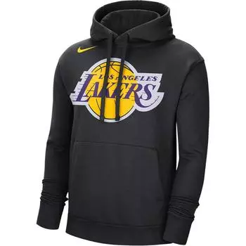 Nike X NBA Los Angeles Lakers флисовая толстовка с логотипом мужская толстовка черная DN4709-010 L
