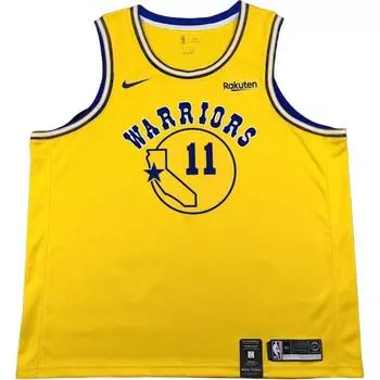 Nike X NBA Swingman Fan Edition Golden State Warriors Klay Thompson Лого Пуловер Удобная Джерси для баскетбола с круглым вырезом Унисекс джерси AJ3878-730 3XL