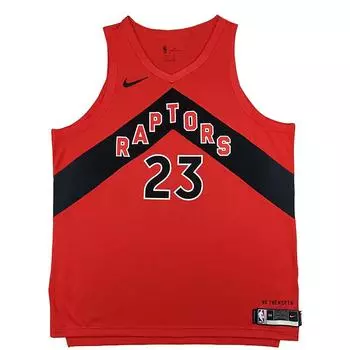 Nike X НБА Торонто Рэпторс Фред ВанВлит Игровая версия Пуловер Спортивный Удобный Повседневный Универсальный Логотип Баскетбольная майка Унисекс майка CN6341-657 2XL