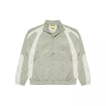 Nike X Nocta Nocta Collaboration SS24 Logo Stand Collar Повседневная спортивная куртка для мужчин Верхняя одежда Oil-Green FN7666-386 XL