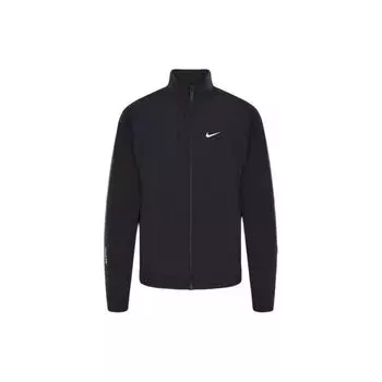Nike X Nocta SS24 Повседневная спортивная куртка с воротником с логотипом с длинным рукавом Куртка унисекс Черный Белый FN7667-010 M