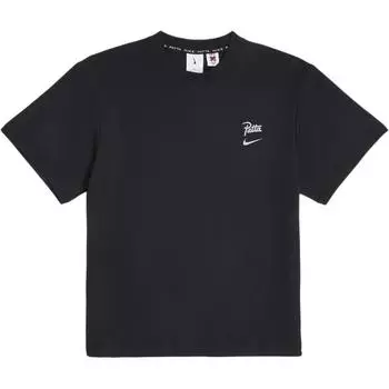 Nike X Patta SS24 Повседневная футболка с логотипом в виде животных с круглым вырезом и короткими рукавами Топы унисекс Черный FJ3033-010 S