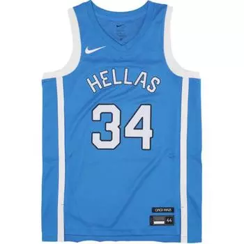 Nike Яннис Адетокунбо Греция Limited Road Replica баскетбольная майка мужская майка синяя HF5495-435 2XL