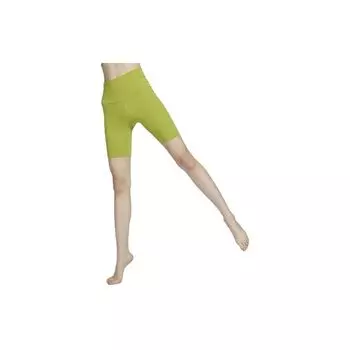 Nike Женские шорты Zenvy Air Series с однотонным логотипом, обтягивающие, спортивные, грушевидно-зеленые DQ6004-377 S