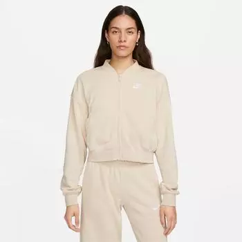 Nike Женская флисовая укороченная куртка с полной молнией Nike Sportswear Club FB7279 126