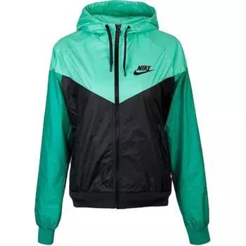 Nike Женская куртка с капюшоном на молнии с логотипом, дышащая, 545909-022 S