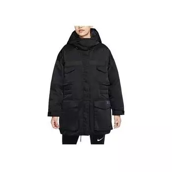 Nike Женская парка City Ready Down-Fill черного цвета для женщин в уличном стиле CZ1141-010 L