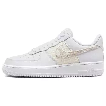 Nike Женские кроссовки Air Force 1 07 SE Flower Swoosh белые разноцветные с парусом DO9458-100 42