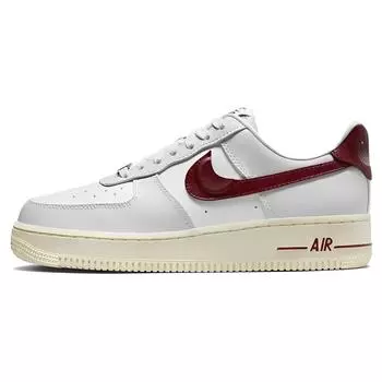 Nike Женские кроссовки Air Force 1 Low 07 Se Just Do It Photon Dust Team Red 35.5