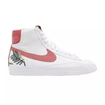 Кроссовки женские Nike Blazer Mid 77 Catechu белые светло-сиеновые DC9265-101 36.5