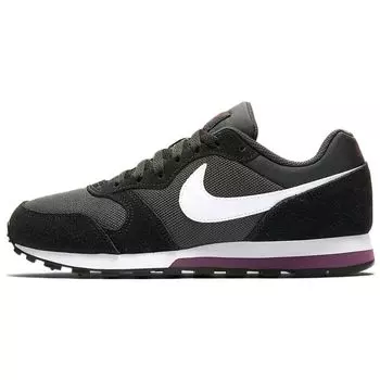 Nike Женские кроссовки MD Runner 2 Anthracite Bordeaux Black White 749869-012 36.5