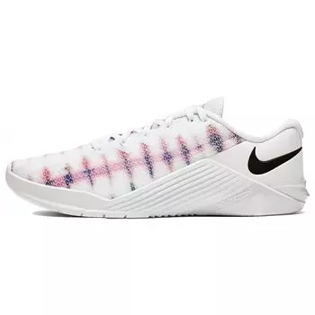 Nike Женские кроссовки Metcon 5 AMP White Dye черные многоцветные AT3149-101 36.5