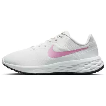Nike Женские кроссовки Revolution 6 Next Nature White Pink Spell Fossil-Stone Black DC3729-103 36.5