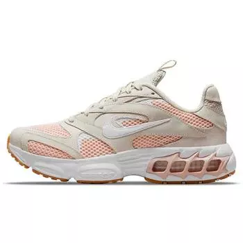 Nike Zoom Air Fire Light Bone Pale Coral Женские кроссовки Белый Розовый-Оксфорд Gum-Светло-Коричневый CW3876-003 41