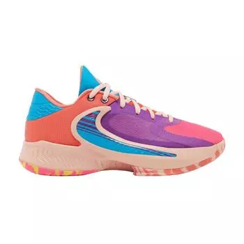 Кроссовки Nike Zoom Freak 4 GS Bahamas Kids розовые, ярко-фиолетовые, лазерно-синие DQ0553-500 38