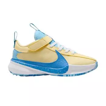 Nike Zoom Freak 5 PS Canary Yellow Детские кроссовки Фото-Синие Мягко-Желтые Белые DZ4485-400 29.5