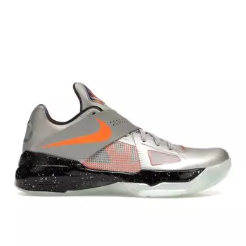 Nike Zoom KD 4 All Star - Galaxy 2024 Мужские кроссовки Silver Metallic-Silver Total-Orange FD2635-001 40.5