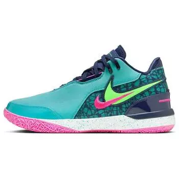 Nike Zoom LeBron NXXT Gen AMPD EP South Beach Мужские кроссовки Teal Dusty-Cactus Green-Strike FJ1567-300 40