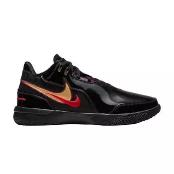 Nike Кроссовки Zoom LeBron NXXT Gen AMPD EP Black Metallic Gold Red Unisex University-Red FJ1567-001 40