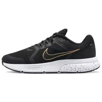 Nike Zoom Span 4 Черные мужские кроссовки металлик золотого цвета DC8996-009 43