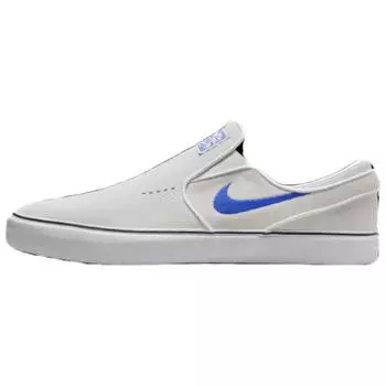 Nike Zoom Stefan Janoski+ Slip SB Summit White Hyper Royal мужские кроссовки кремового цвета FN5893-101 44