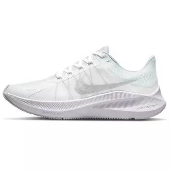 Nike Zoom Winflo 8 White Metallic Silver Женские кроссовки Pure-Platinum Summit-White CW3421-104 44