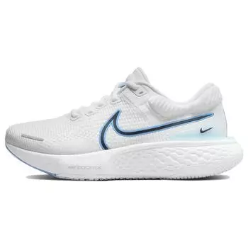 Nike ZoomX Invincible Run Flyknit 2 White University Blue Мужские кроссовки черные DH5425-100 44.5