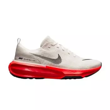 Nike ZoomX Invincible Run Flyknit 3 Phantom Bright Crimson Мужские кроссовки Кремовый Университетско-Красный Черный DR2615-009 40