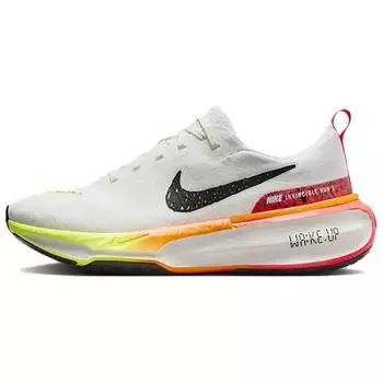 Nike ZoomX Invincible Run Flyknit 3 Wake Up Pack — ярко-малиновые мужские кроссовки White Black Sail-White HF4915-100 41