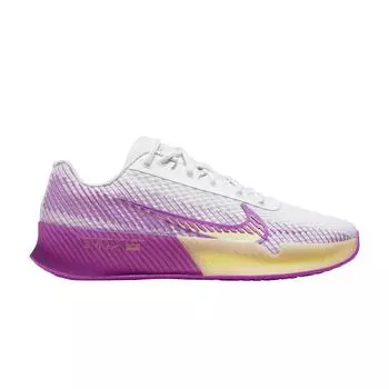NikeCourt Air Zoom Vapor 11 HC White Fuchsia Dream Женские кроссовки Black Citron-Tint DR6965-101 36