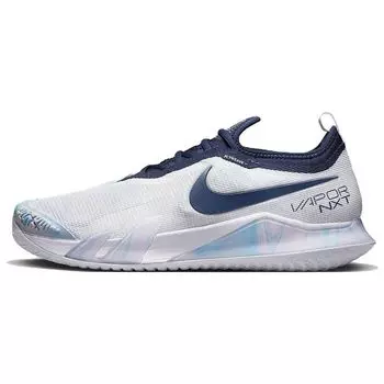 NikeCourt React Vapor NXT White Midnight Navy Мужские кроссовки Glacier-Ice CV0724-102 40.5