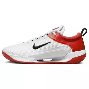 NikeCourt Zoom NXT HC White Picante Red Мужские кроссовки Fuchsia-Dream Black DV3276-100 41